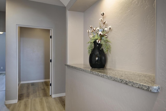 42 Los Pecos Loop, Tijeras, NM 87059 - hall featuring light wood finished floors and baseboards