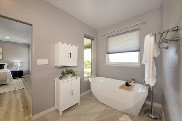 42 Los Pecos Loop, Tijeras, NM 87059 - full bathroom featuring a soaking tub and ensuite bathroom
