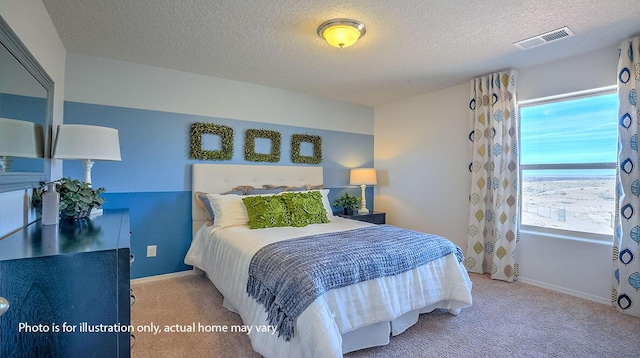 1652 Maggie Ct NE, Rio Rancho, NM 87144 - bedroom featuring carpet floors and a textured ceiling