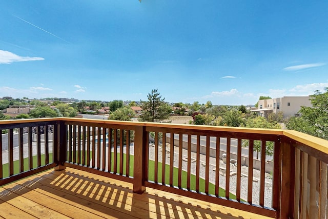 4249 Montera Pl NW, Albuquerque, NM 87114 - deck with a residential view