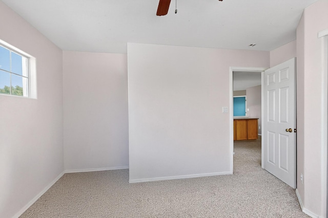 4249 Montera Pl NW, Albuquerque, NM 87114 - spare room with light colored carpet and ceiling fan