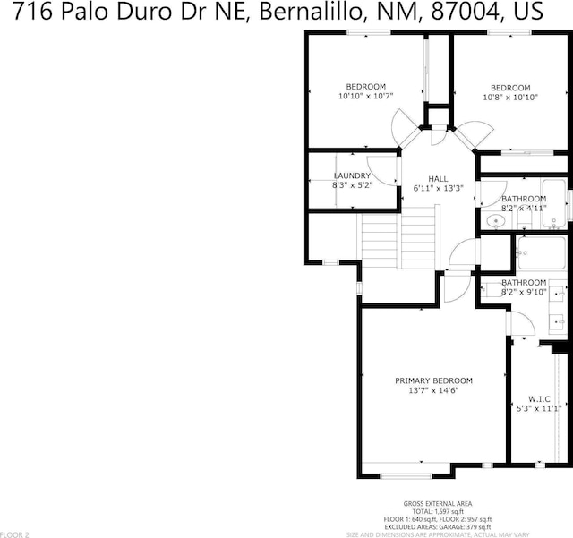 716 Palo Duro Dr, Bernalillo, NM 87004 - view of floor plan / room layout