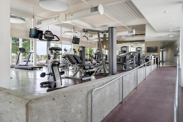 2530 Guadalupe Rd NE, Rio Rancho, NM 87144 - exercise room featuring plenty of natural light