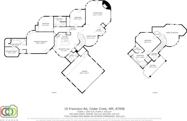 10 Francisco Rd, Cedar Crest, NM 87008 - view of room layout