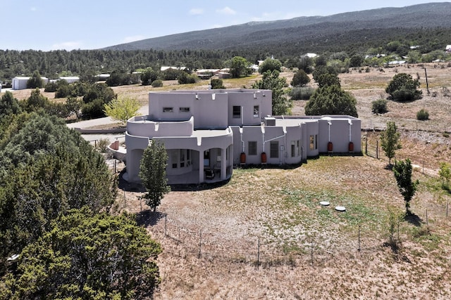 10 Francisco Rd, Cedar Crest, NM 87008 - aerial view of property and surrounding area with a mountainous background