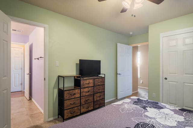 4840 Mcnary Ct NW, Albuquerque, NM 87120 - bedroom featuring baseboards and ceiling fan