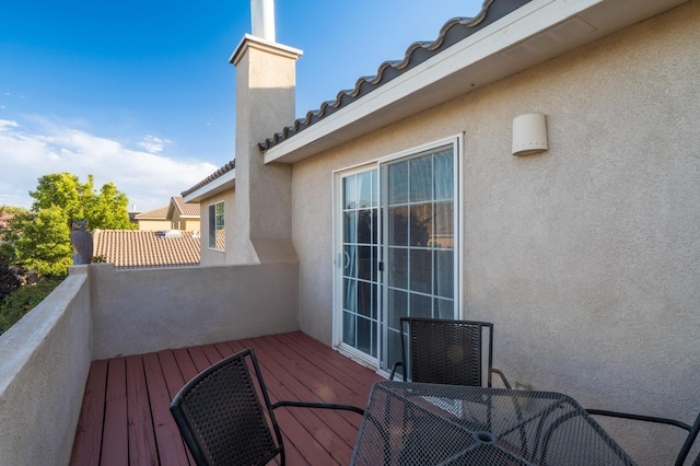 4840 Mcnary Ct NW, Albuquerque, NM 87120 - view of wooden deck