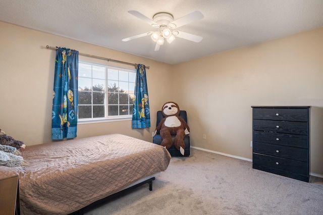 4840 Mcnary Ct NW, Albuquerque, NM 87120 - carpeted bedroom with ceiling fan and baseboards