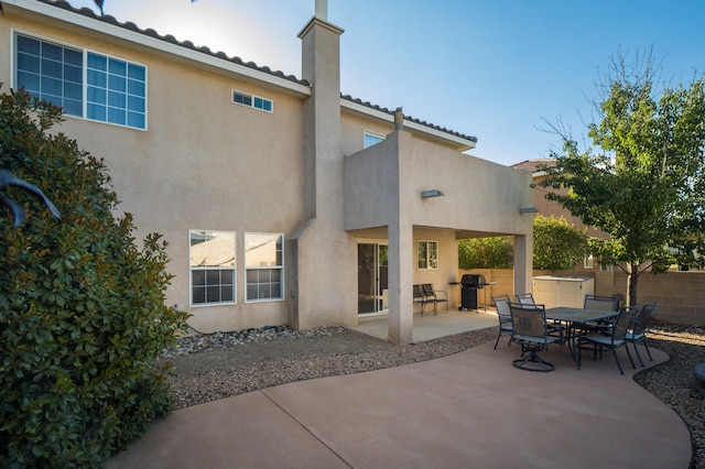4840 Mcnary Ct NW, Albuquerque, NM 87120 - view of patio / terrace featuring area for grilling and outdoor dining area