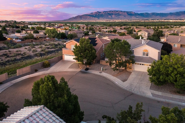 4840 Mcnary Ct NW, Albuquerque, NM 87120 - aerial view of residential area with a mountain backdrop