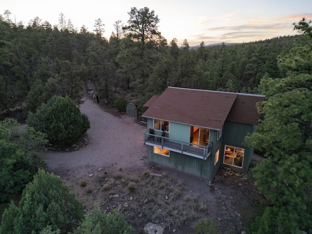 162 Black Bear Rd, Ramah, NM 87321 - view of subject property with a forest