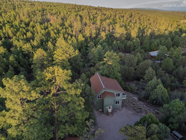 162 Black Bear Rd, Ramah, NM 87321 - aerial view of property and surrounding area with a heavily wooded area