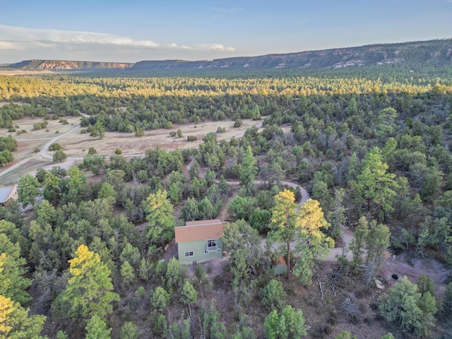 162 Black Bear Rd, Ramah, NM 87321 - aerial view of property and surrounding area with a forest