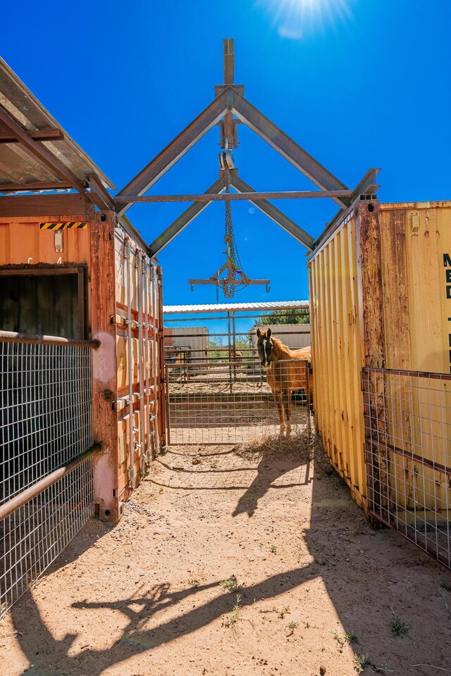 215 Tren Rd, Los Lunas, NM 87031 - view of yard with an exterior structure and an outbuilding