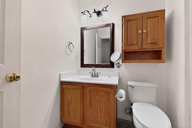 10409 Red Robin Rd SW, Albuquerque, NM 87121 - half bath with vanity and toilet