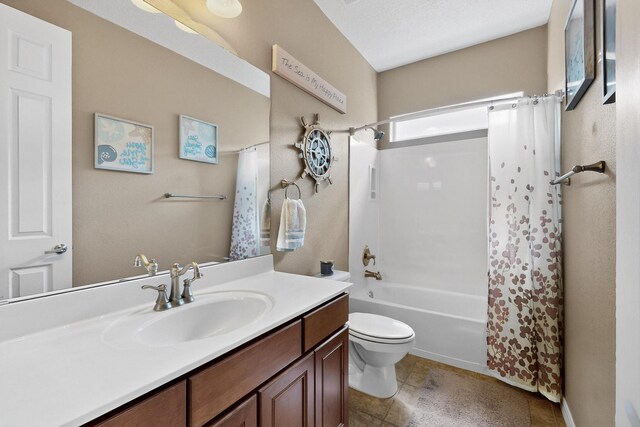 4420 Bentgrass Mdws NE, Rio Rancho, NM 87144 - full bathroom with vanity, shower / bath combination with curtain, and tile patterned floors