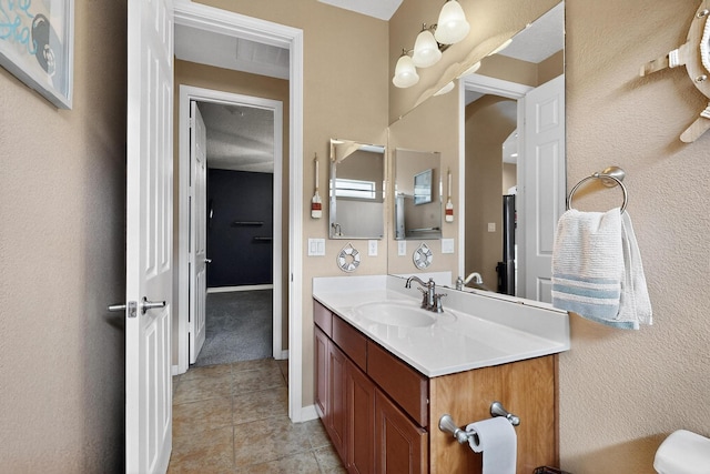 4420 Bentgrass Mdws NE, Rio Rancho, NM 87144 - bathroom featuring vanity and tile patterned flooring