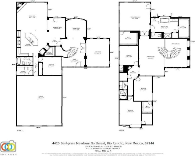 4420 Bentgrass Mdws NE, Rio Rancho, NM 87144 - view of property floor plan