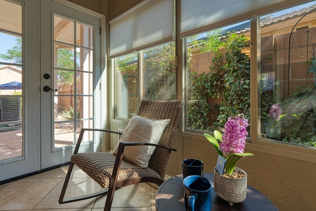 851 Vista Patron Dr, Bernalillo, NM 87004 - sunroom with french doors