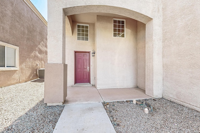 8905 Balsam Glade Rd NW, Albuquerque, NM 87114 - doorway to property with stucco siding