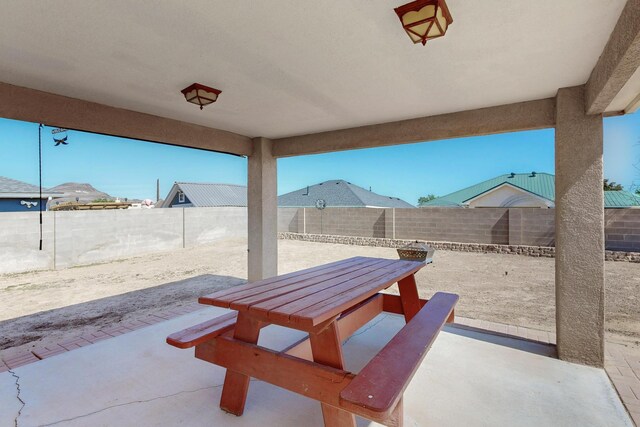 2062 Valley View Dr SW, Los Lunas, NM 87031 - fenced backyard featuring a patio area