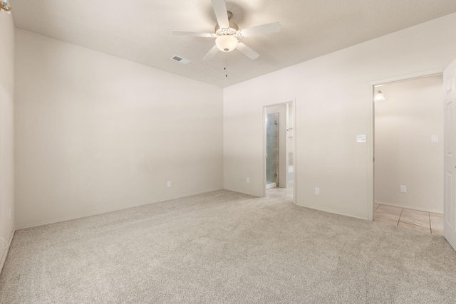 5723 Strand Loop SE, Albuquerque, NM 87106 - spare room with light carpet and ceiling fan