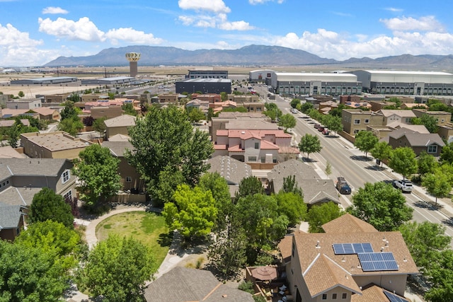 5723 Strand Loop SE, Albuquerque, NM 87106 - aerial view of residential area featuring a mountain backdrop