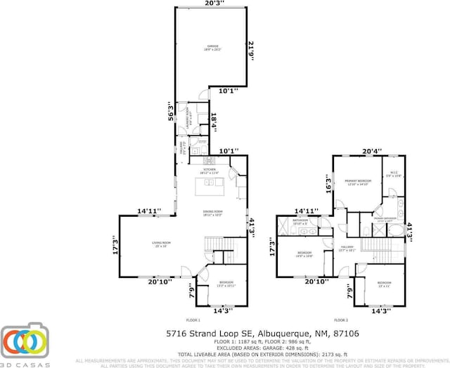 5716 Strand Loop SE, Albuquerque, NM 87106 - view of home floor plan