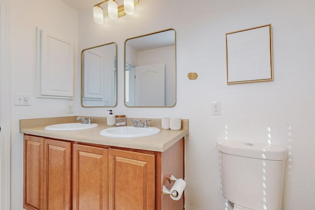 5716 Strand Loop SE, Albuquerque, NM 87106 - bathroom with toilet and double vanity