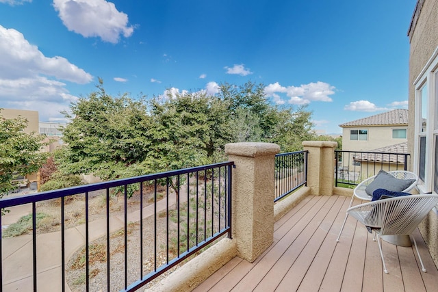 5716 Strand Loop SE, Albuquerque, NM 87106 - view of wooden deck