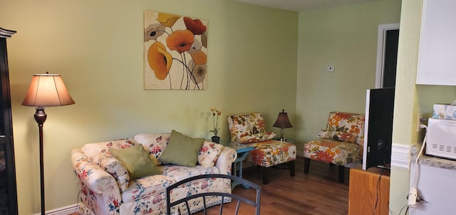 2800 Vail Ave SE Unit M 163, Albuquerque, NM 87106 - sitting room featuring wood finished floors