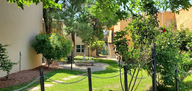 2800 Vail Ave SE Unit M 163, Albuquerque, NM 87106 - view of property's community with a yard and stairway