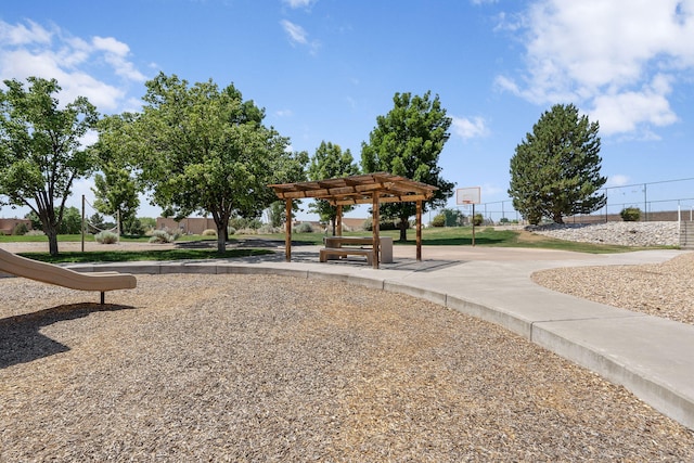 10027 Vista Cantera Ln NW, Albuquerque, NM 87114 - view of community with a pergola