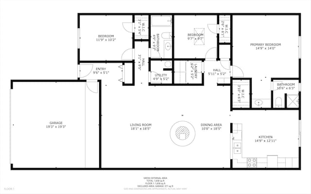 504 Ortiz Dr NE, Albuquerque, NM 87108 - view of home floor plan