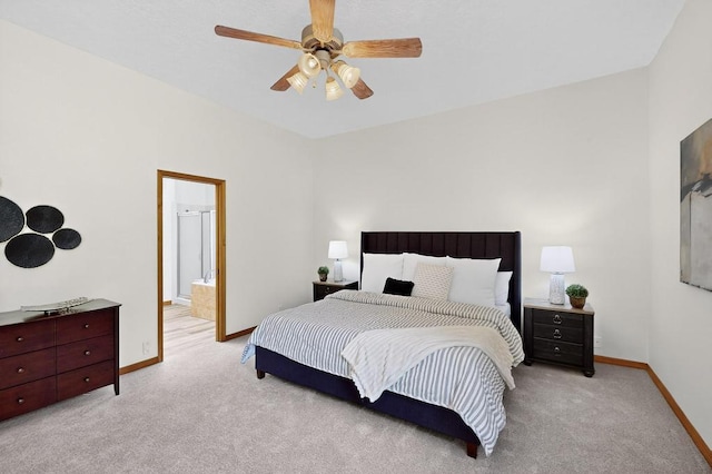 13100 Desert Moon Pl NE, Albuquerque, NM 87111 - bedroom with light carpet and ceiling fan