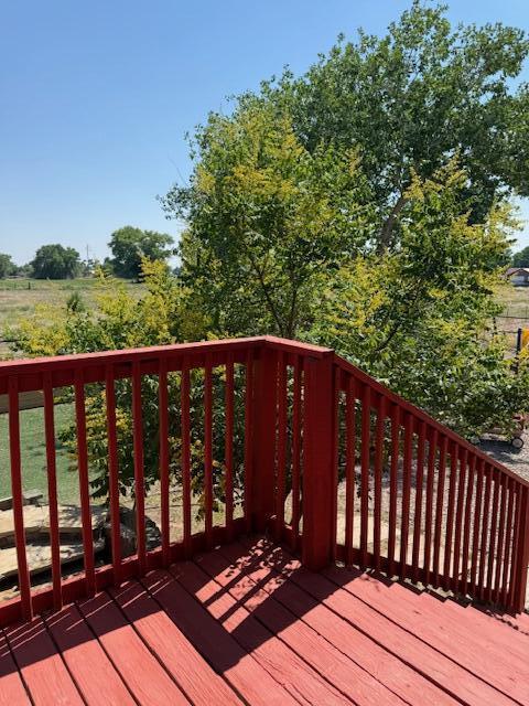 4 Los Chavez Park Rd, Belen, NM 87002 - view of wooden terrace