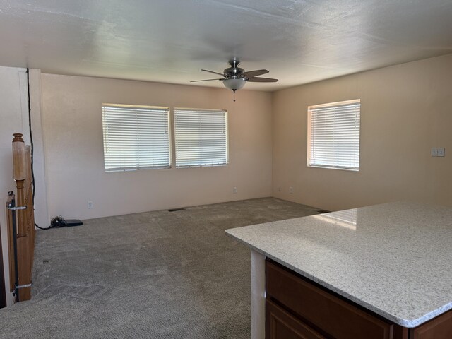 4 Los Chavez Park Rd, Belen, NM 87002 - carpeted spare room featuring a ceiling fan