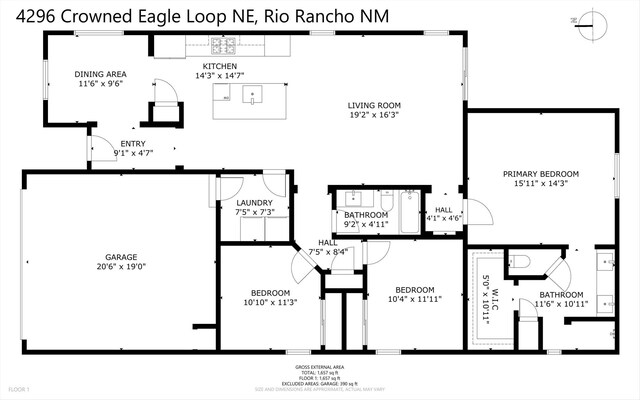 4296 Crowned Eagle Loop NE, Rio Rancho, NM 87144 - photo 32