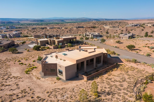24 Norte Trl, Placitas, NM 87043 - view of rural area featuring a desert landscape and a mountain backdrop