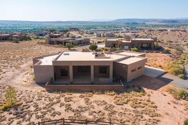 24 Norte Trl, Placitas, NM 87043 - aerial view of property and surrounding area with mountains