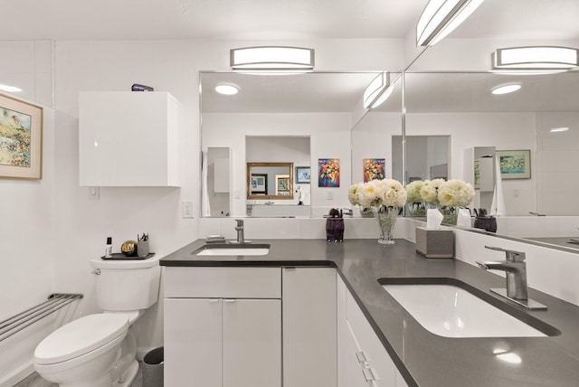 343 Webb Ranch Rd, Pie Town, NM 87827 - full bath featuring double vanity and toilet