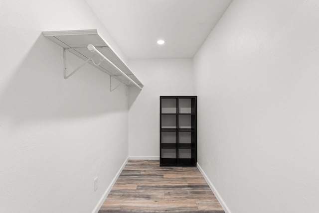 343 Webb Ranch Rd, Pie Town, NM 87827 - walk in closet with wood finished floors