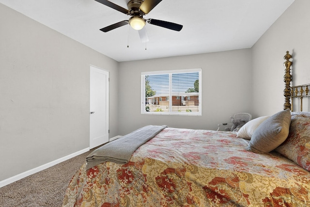 8206 Morrow Ave NE, Albuquerque, NM 87110 - bedroom featuring carpet flooring and ceiling fan
