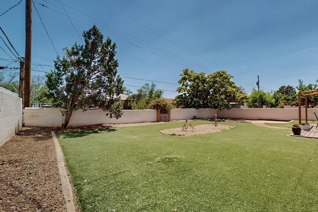 8206 Morrow Ave NE, Albuquerque, NM 87110 - view of fenced backyard