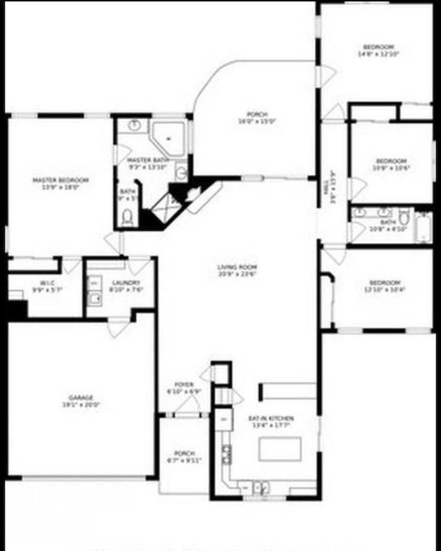1543 White Pine Dr, Rio Rancho, NM 87144 - view of floor plan / room layout