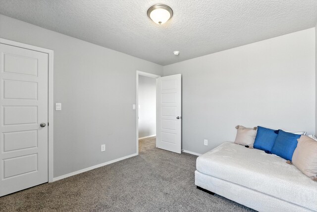 3209 Tazanita Loop SE, Rio Rancho, NM 87124 - sitting room with carpet and a textured ceiling