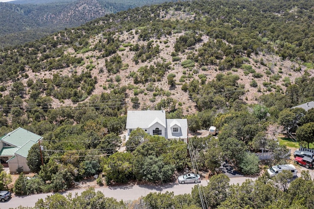 8 Fawn Rd, Cedar Crest, NM 87008 - drone / aerial view of a heavily wooded area