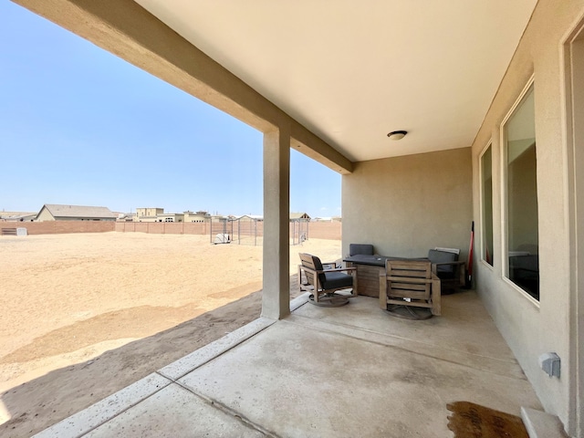 3237 Fennel Rd NE, Rio Rancho, NM 87144 - fenced backyard with a patio area