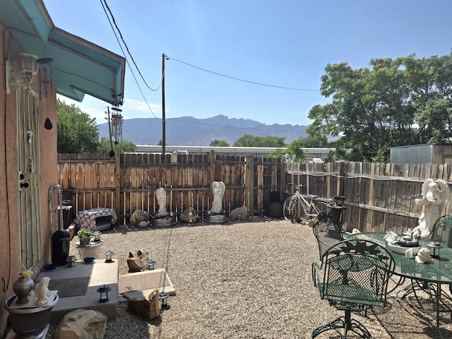 662 Avenida Perea, Bernalillo, NM 87004 - view of yard with a mountain view