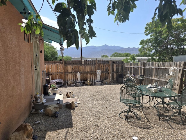 662 Avenida Perea, Bernalillo, NM 87004 - view of yard with a mountain view